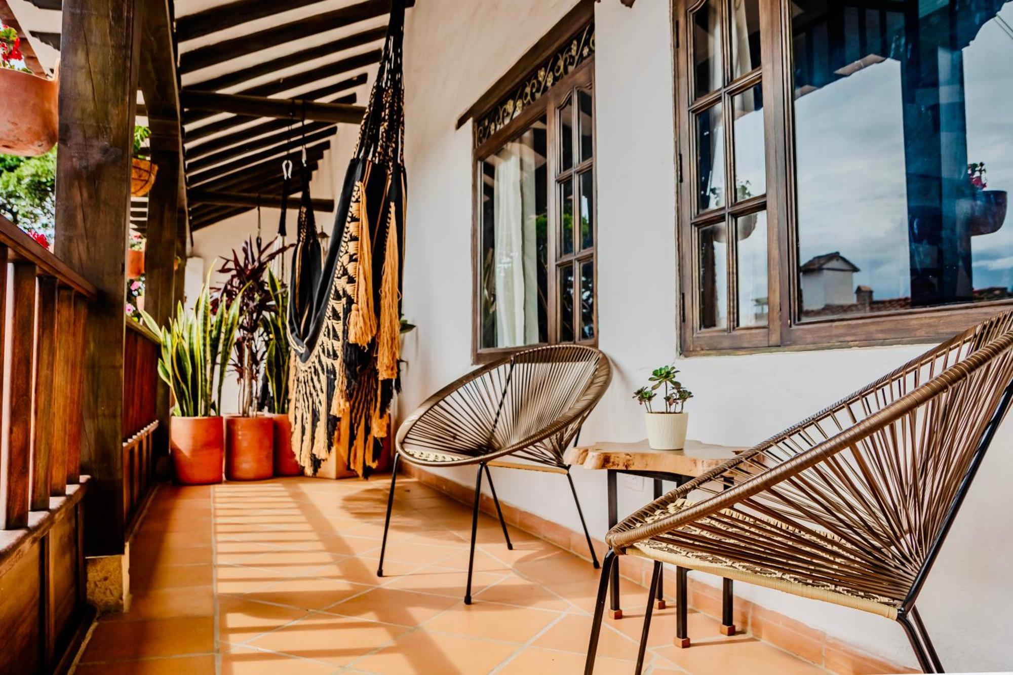 Pancha Mama Hotel Boutique Villa de Leyva Buitenkant foto